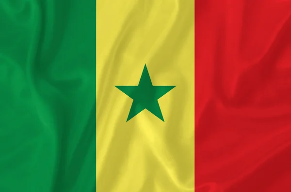 Bandeira do Senegal — Fotografia de Stock