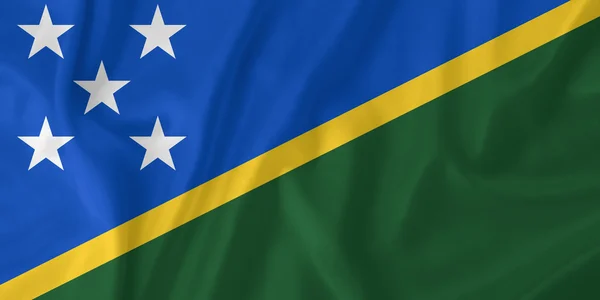 Solomon islands flag — Stock Photo, Image