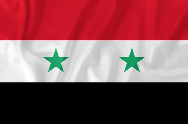 Syrienfahne — Stockfoto