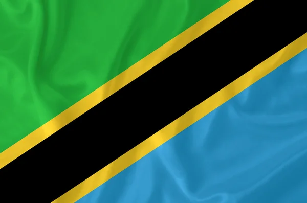 Σημαία της Τανζανίας — Φωτογραφία Αρχείου