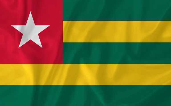 Bandeira do Togo — Fotografia de Stock