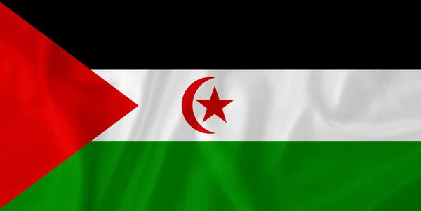 Western Sahara flag — Stock Photo, Image