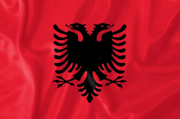 Albania flag — Stock Photo, Image