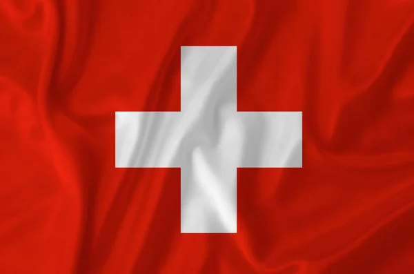 Suiza bandera —  Fotos de Stock