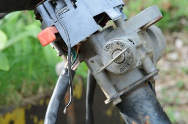 Ateşleme eski araba anahtarları