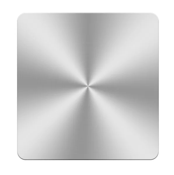 Aluminium button — Stock Photo, Image