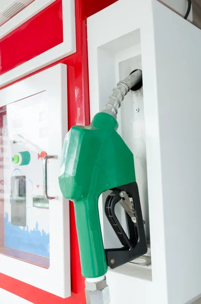Gas pump nozzles — Stock Photo, Image