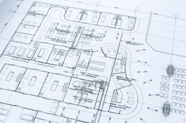 建筑计划 — 图库照片