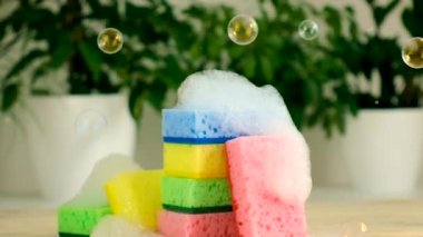 Eko deterjan ve temiz. Seçici odak.