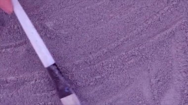 Kozmetik doku maskesi kuru. seçici odak.