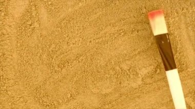 Kozmetik doku maskesi kuru. seçici odak.