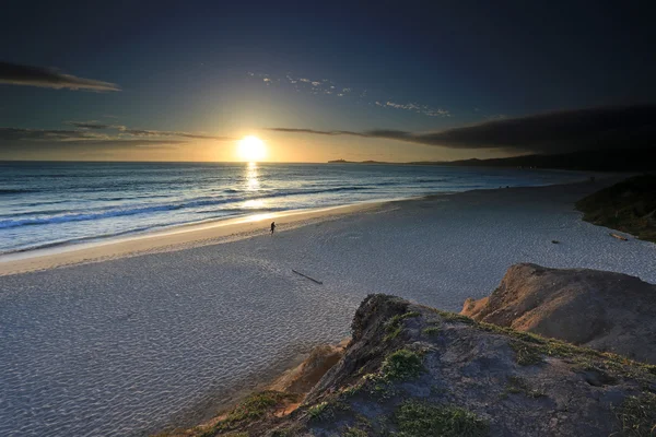 Pôr do sol em Half Moon Bay, Califórnia — Fotografia de Stock