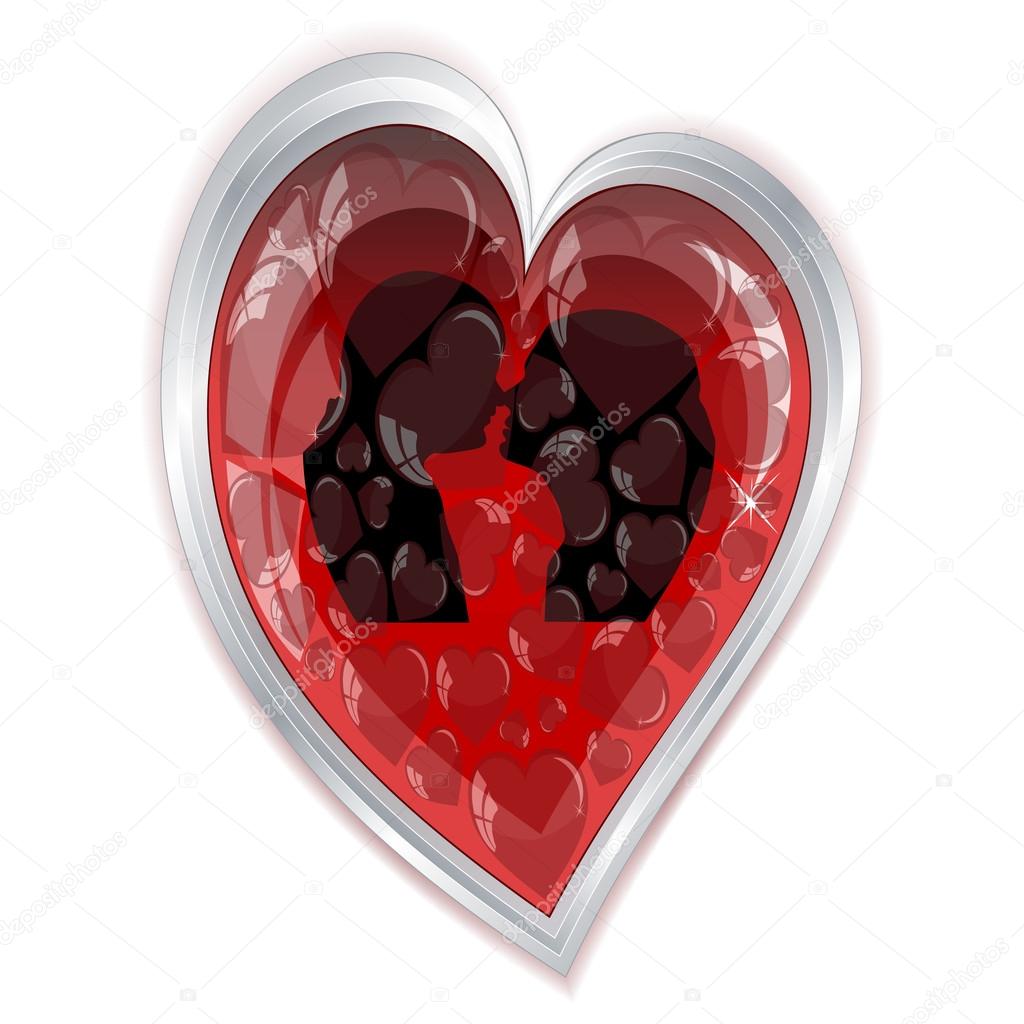 Glass Heart Valentine love