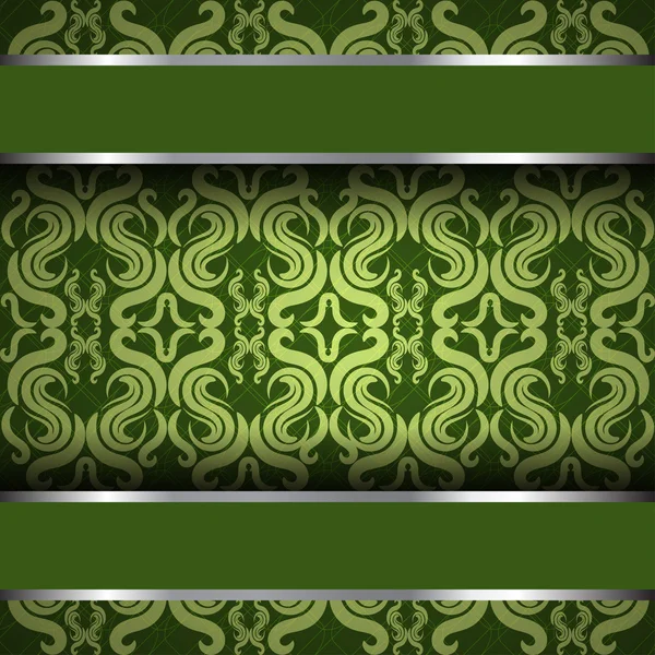 Vintage grön — Stock vektor