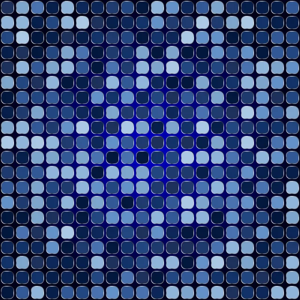 Mavi Mozaik — Stok Vektör