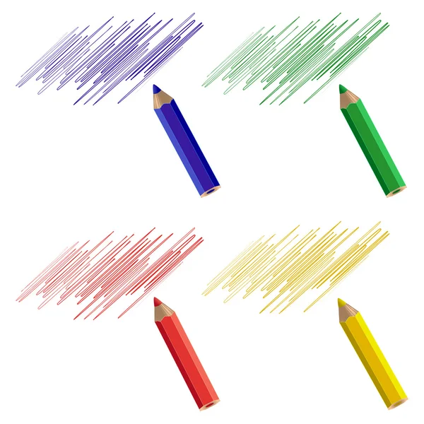 Crayons — Image vectorielle