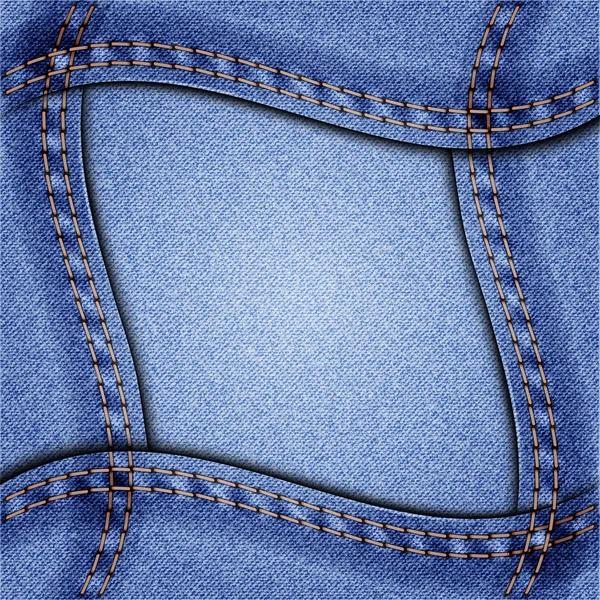 Marco de jeans — Archivo Imágenes Vectoriales