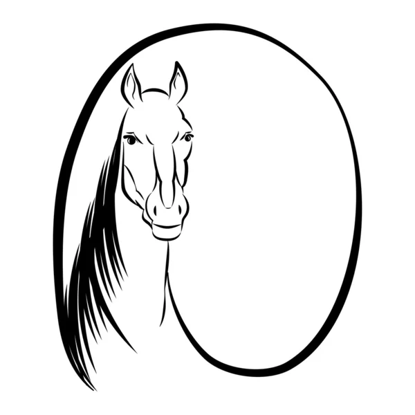 Symbole cheval — Image vectorielle