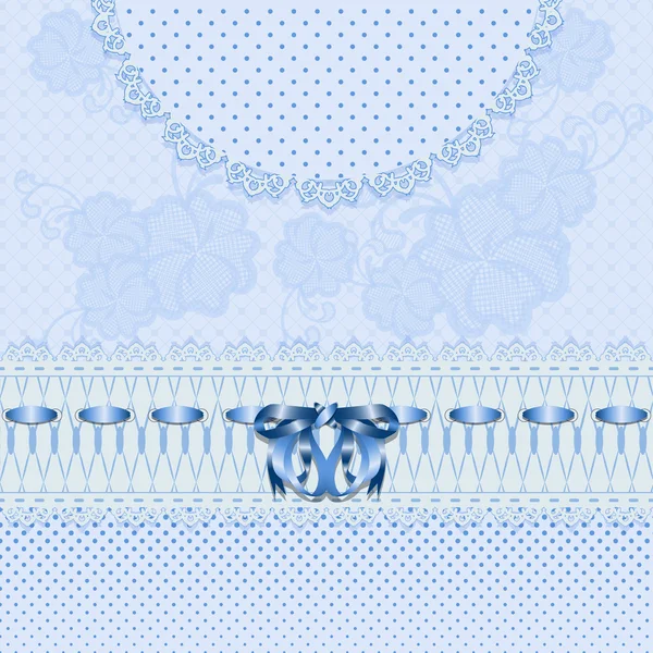 Lace uitnodiging — Stockvector