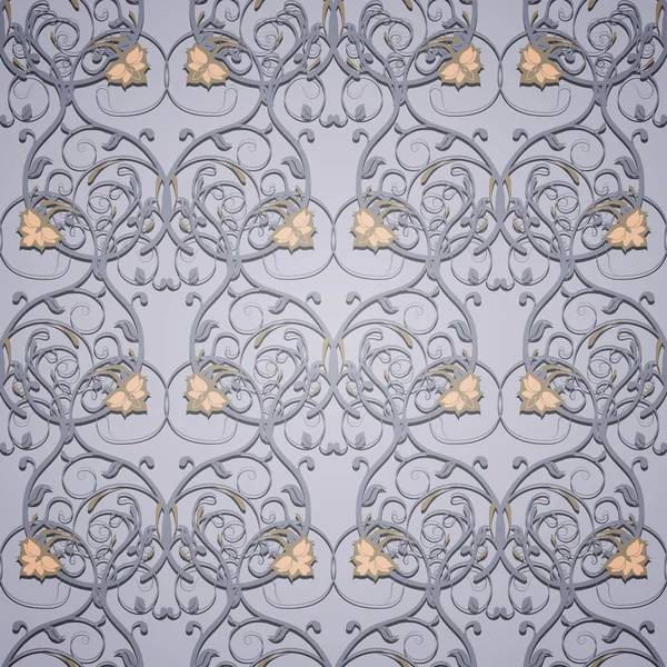 Floral naadloze — Stockvector