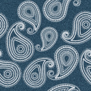 jeans and paisley clipart