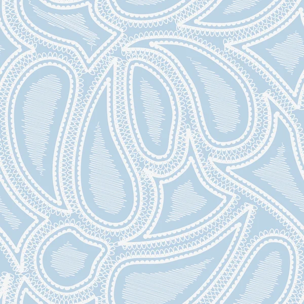 Paisley azul — Archivo Imágenes Vectoriales