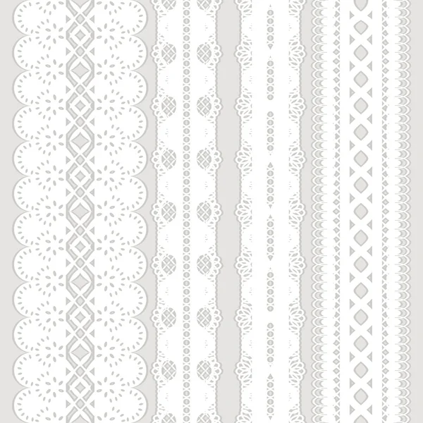 Quatre rubans blancs — Image vectorielle