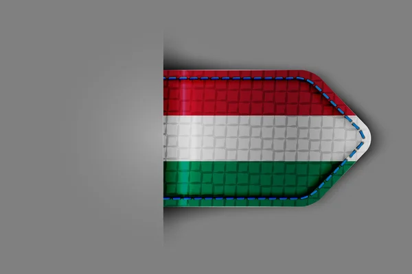 Bandeira da Hungria — Vetor de Stock