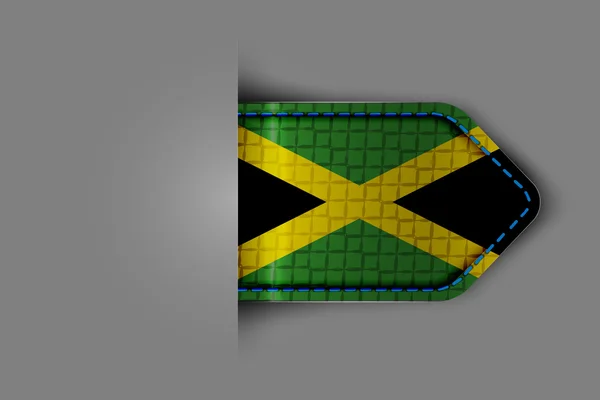 Bandeira de Jamaica — Vetor de Stock