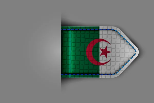 Flagga Algeriet — Stock vektor