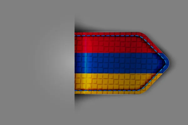 Flagga Armenien — Stock vektor