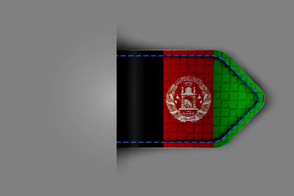 Afghanistans flagg – stockvektor