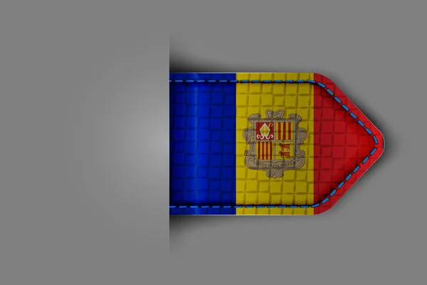 Bandera de Andorra — Archivo Imágenes Vectoriales