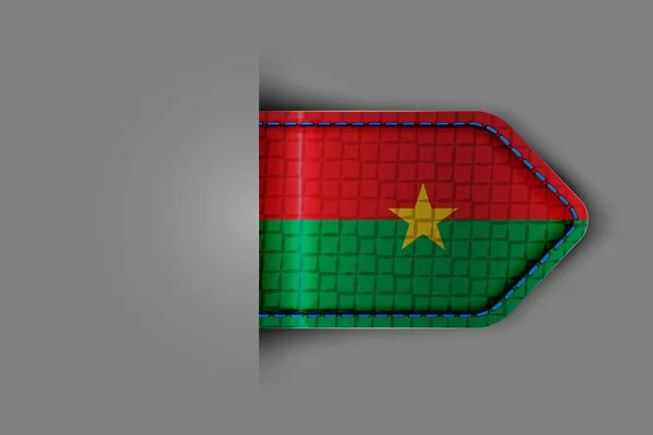 Vlag van Burkina Faso — Stockvector