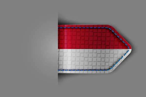 Vlag van Indonesië — Stockvector