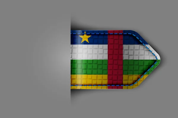 Centralafrikanska republikens flagga — Stock vektor