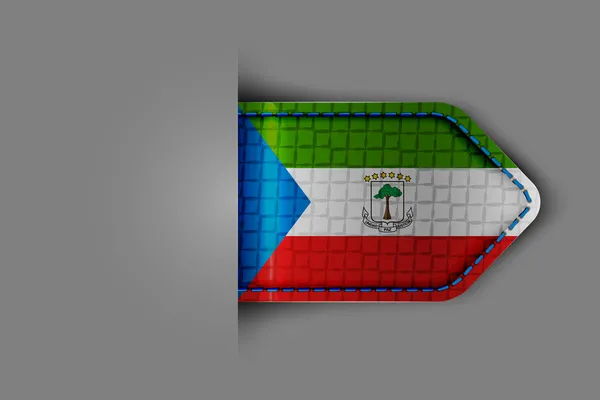 Bandera de Guinea Ecuatorial — Vector de stock