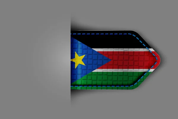 Vlag van Zuid-Sudan — Stockvector