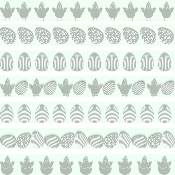 Easter borders — Stock Vector