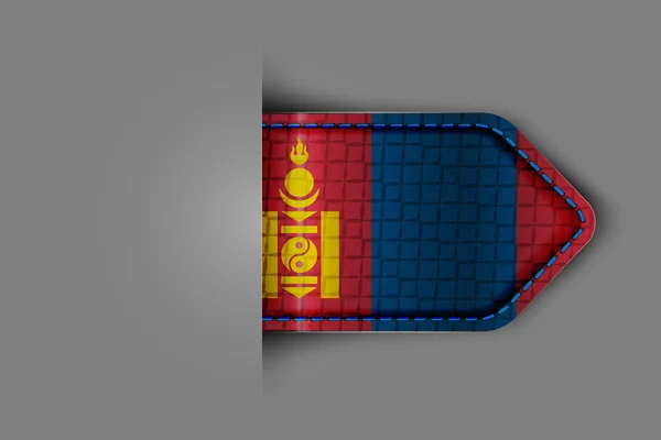 Drapeau de Mongolie — Image vectorielle