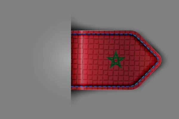 Bandeira de Morocco — Vetor de Stock