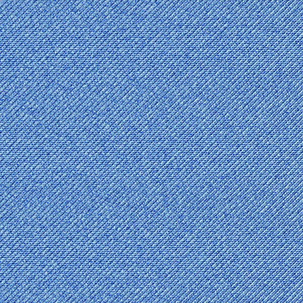 Seamless texture of blue denim diagonal hem. — Stock Vector
