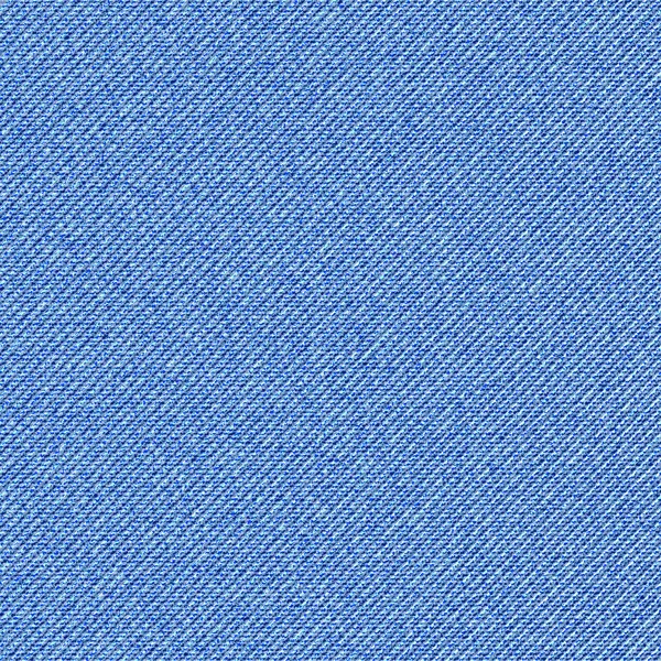 Nahtlose Textur aus blauem Denim-Diagonalsaum. — Stockvektor