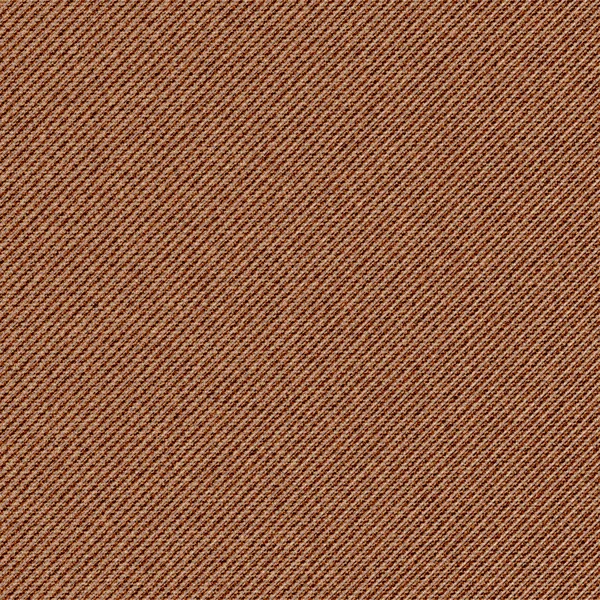 Seamless texture of brown denim diagonal hem — Stock Vector