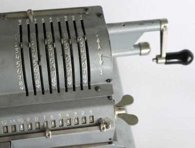 Klasik Mekanik arithmometer parçası