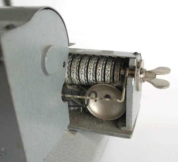 Vintage mechanical arithmometer — Stock Photo, Image