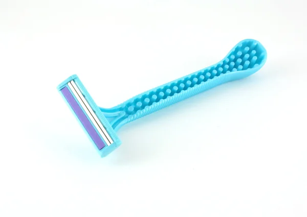 Single blue razors for woman Royalty Free Stock Photos