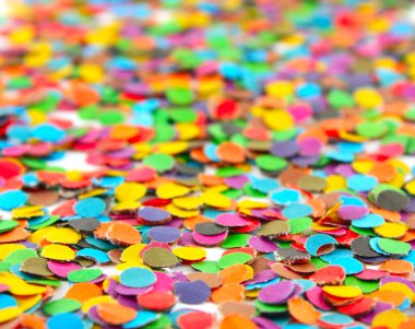 çok renkli daireler kağıdı dekorasyon için