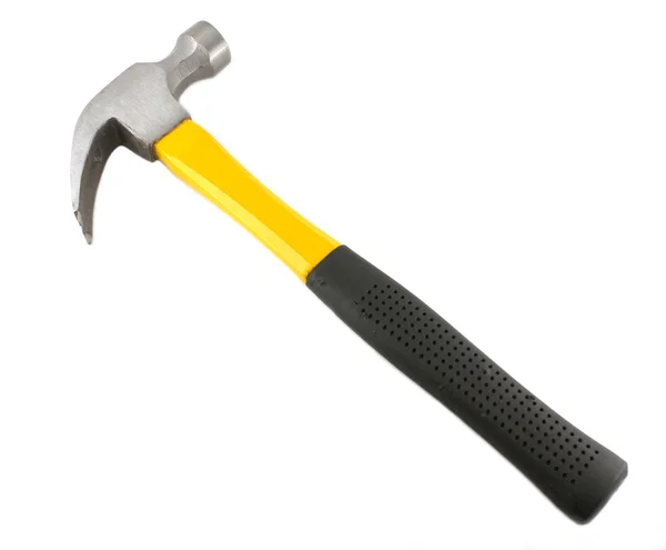 Hammer with black and yellow handle Stock Image