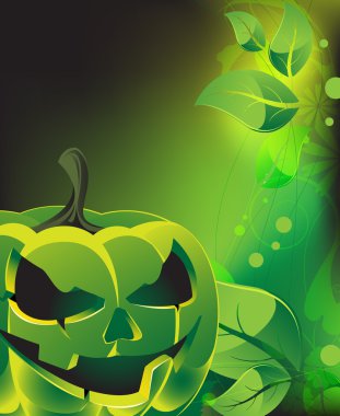 kötü yeşil halloween balkabağı jack o fener
